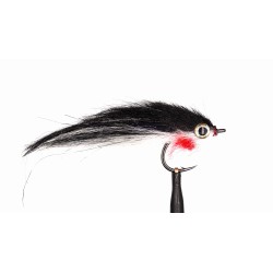 Black and White Craft Fur Baitfish