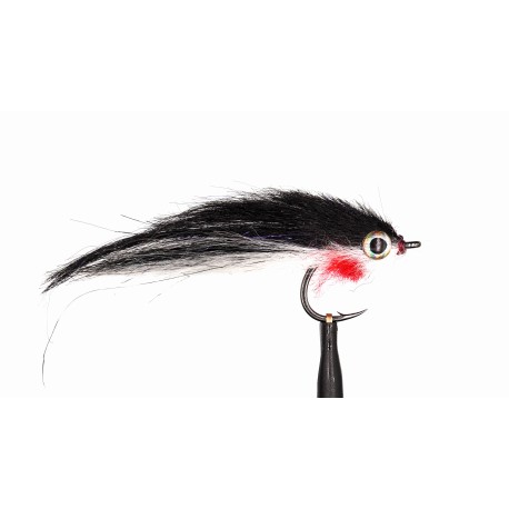 Black and White Craft Fur Baitfish