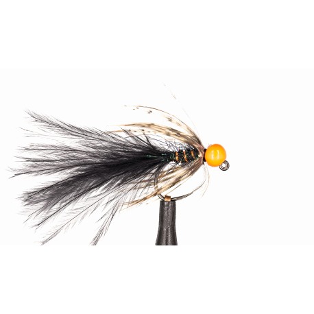 Soft Hackle Black Jig Bugger