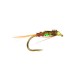 Barbless Olive and Red Holo Diawl Bach