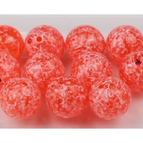 UV2 Fusion Blood Drop Egg Beads 6mm