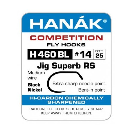 Hanák H 460 BL Jig Superb RS Fly Hooks