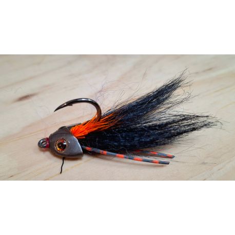 XFA Small Orange Hotspot Black Sculpin