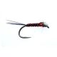 FARIO Muskins black midge pupa red holo