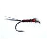 FARIO Muskins black midge pupa red holo