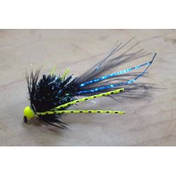 Black Krystal Chartreuse Legs