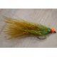 Olive Crystal Bugger Flashy