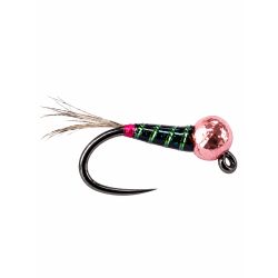 XFA Pink Bead Peacock Perdigon Hot